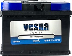 Фото Vesna Power 60 Ah (1) (415356, 55508, PO60XF)