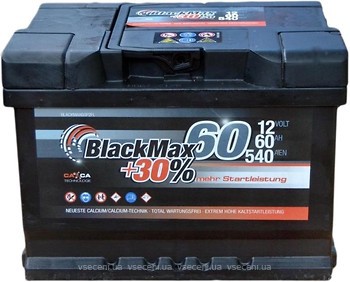Фото BlackMax 60 Ah EN540 (0) R (B4004)