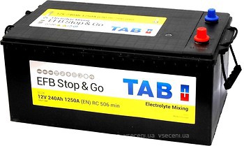 Фото TAB EFB Stop & Go 240 Ah (3) (74027, 455612, SG24)