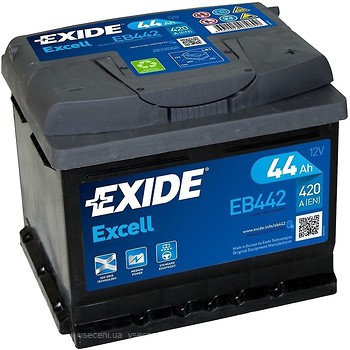 Аккумулятор Exide Excell 44 Ah (EB442) ᐉ цены в Украине. Купить без переплат