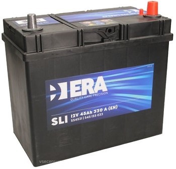 Фото Era SLI Asia 45 Ah Euro EN330 тонкая клемма (S54521, 545155033)