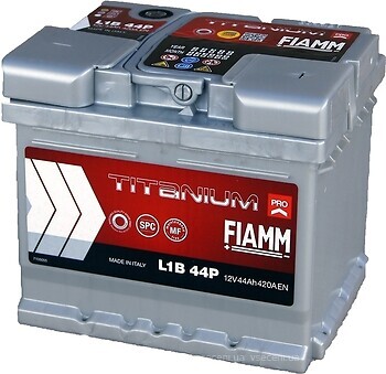 Фото Fiamm Titanium Pro 44 Ah Euro (7905142, L1B 44P, 544 111 042)