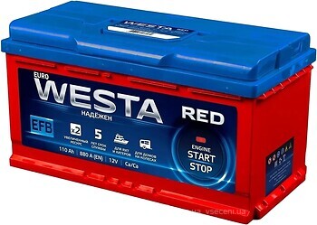 Фото Westa Red EFB Start-Stop 6СТ-110 АзЕ