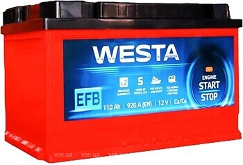 Фото Westa Red EFB Start-Stop 6СТ-110 АзЕ