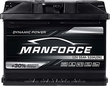 Фото Manforce Dynamic Power 55 Ah 520A