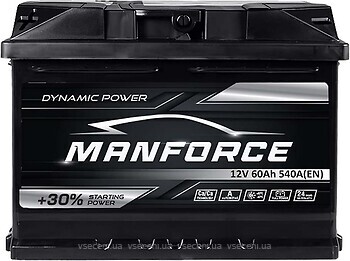 Фото Manforce Dynamic Power 60 Ah 540A