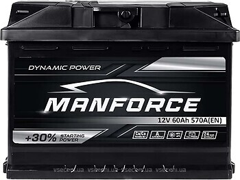 Фото Manforce Dynamic Power 60 Ah 570A Euro