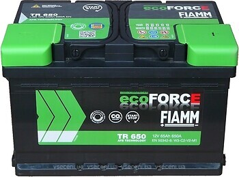 Фото Fiamm Ecoforce AFB 65 Ah Euro (7906193, TR650, 565 600 065)