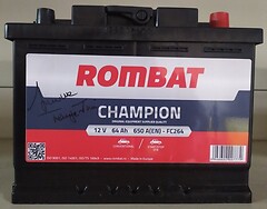Фото ROMBAT Champion EFB 64 Ah (0) (FC264)