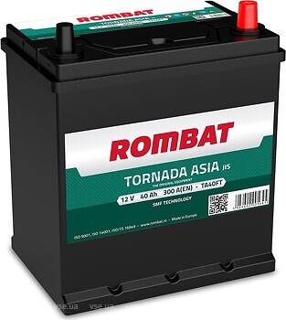 Фото ROMBAT Tornada Asia 40 Ah (0) (TA40FT)