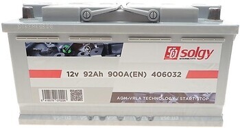 Фото Solgy AGM 92 Ah Euro (406032)