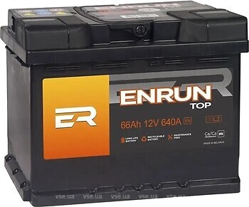 Фото ENRUN 66 Ah Euro 640A