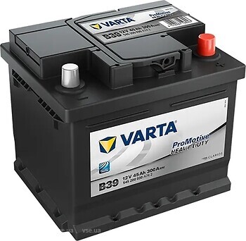 Фото Varta Promotive Heavy Duty/Promotive Black 45 Ah (B39) (545 200 030)