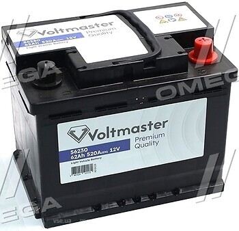 Фото Voltmaster Premium 62 Ah Euro (56230)