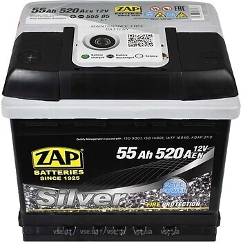 Фото ZAP Silver 55 Ah (555 85)