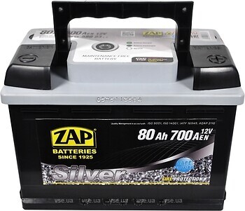 Фото ZAP Silver 80 Ah Euro (580 83)