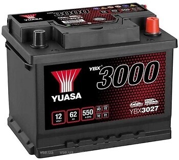 Фото Yuasa 62 Ah Euro (YBX3027)