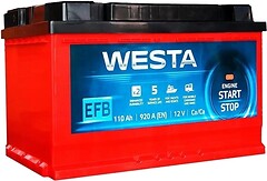 Фото Westa Red EFB Start-Stop 6СТ-110 A (0) Euro (4822023110926)