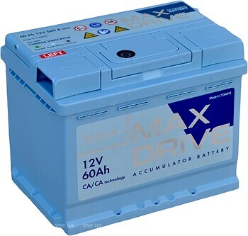 Фото Max Drive SMF 60 Ah Euro (560 80 02)