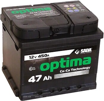 Фото Optima 47 Ah Euro EN450 (0) R