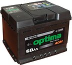 Фото Optima AGM 60 Ah Euro EN640 (0) R