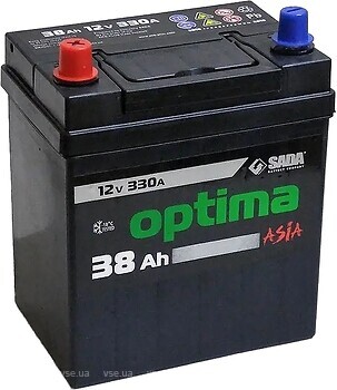 Фото Optima Asia 38 Ah EN330 (1) L