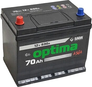 Фото Optima Asia 70 Ah EN630 (1) L