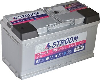 Фото Stroom Silver 110 Ah EN1050 (0) R (112630, SM110-SA0)