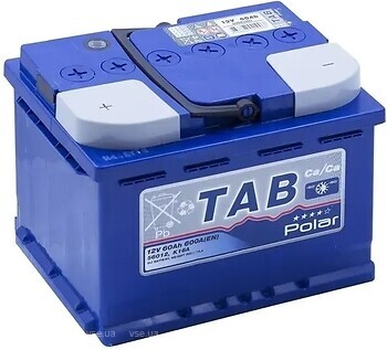 Фото TAB Polar Blue 60 Ah EN600 (1) L (TPB60-1, 56008 B, B60HV, 1000339)