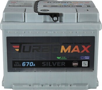 Фото Turbomax Silver 65 Ah Euro EN670 (0) R