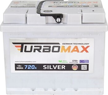 Фото Turbomax Silver EFB 68 Ah Euro EN720 (0) R