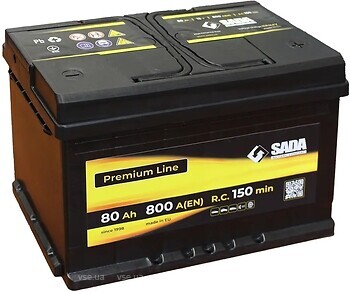 Фото SADA Premium Line SMF 80 Ah EN800 (0) R