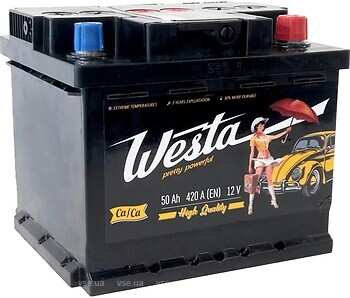 Фото Westa Pretty Powerful 50 Ah EN420 (0) R (4822023500420, WPP500)