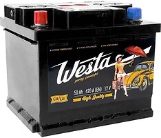 Фото Westa Pretty Powerful 50 Ah EN420 (1) L (4822023501427, WPP501)