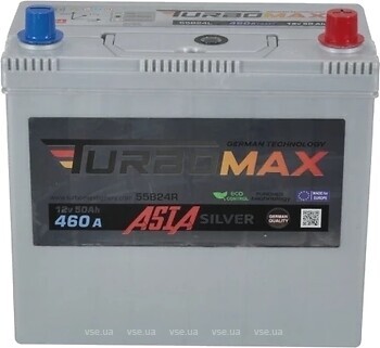 Фото Turbomax Silver 50 Ah Asia EN460 (0) R (TMA60A530R)