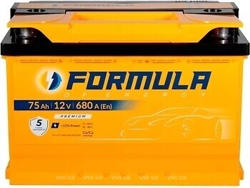 Фото Formula Premium 75 Ah EN680 (1) L (0400504)