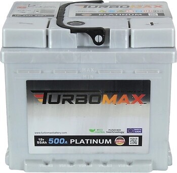 Фото Turbomax Silver 55 Ah EN500 (0) R