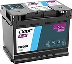 Фото Exide AGM 50 Ah 50 Ah EN570 (0) R (EK500, 3661024038256)