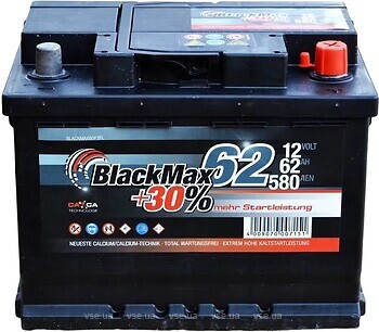 Фото BlackMax 62 Ah EN580 (0) R (B5004)