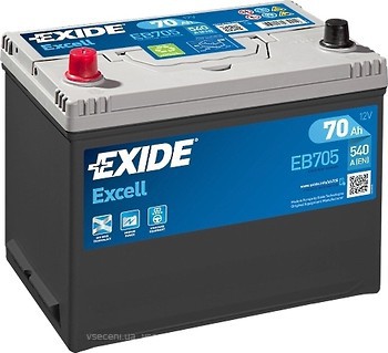 Фото Exide Excell 70 Ah (EB705)
