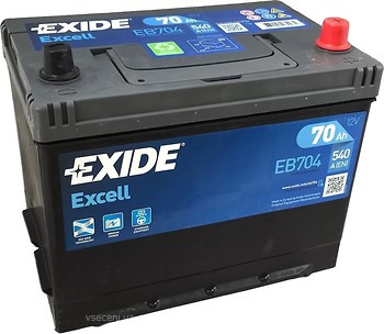 Фото Exide Excell 70 Ah (EB704)