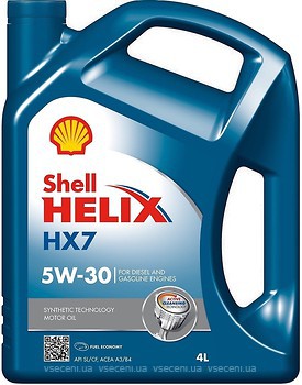 Фото Shell Helix HX7 5W-30 4 л