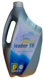 Фото Prista Leader TD 15W-40 4 л