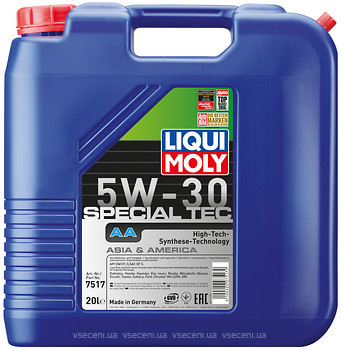 Фото Liqui Moly Special Tec AA 5W-30 20 л (7517)