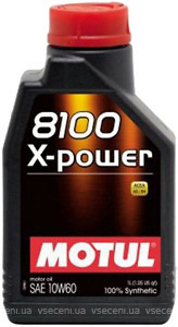 Фото Motul 8100 X-power 10W-60 1 л (854811/106142)