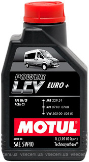 Фото Motul Power LCV Euro+ 5W-40 1 л (872111)