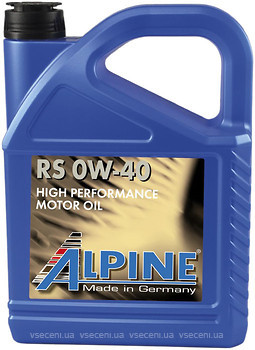 Фото Alpine RS 0W-40 4 л