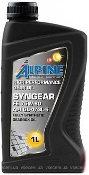 Фото Alpine Syngear FE 75W-80 1 л