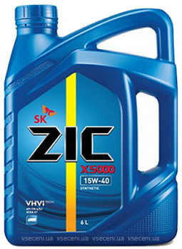 Фото ZIC X5000 15W-40 6 л