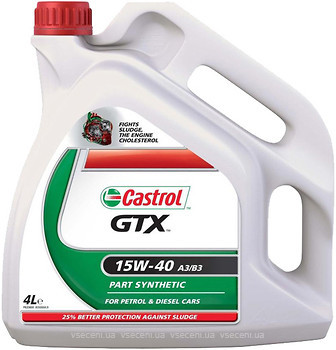 Фото Castrol GTX 10W-40 A3/B3 4 л